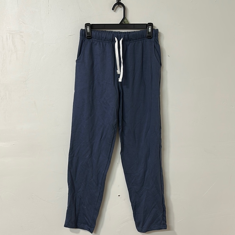 Essentials Blue Sweatpants with Elastic Waistband